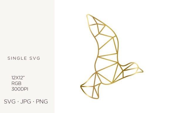Golden Lines Created Bird Shape: Elevating Your Digital and Print Designs