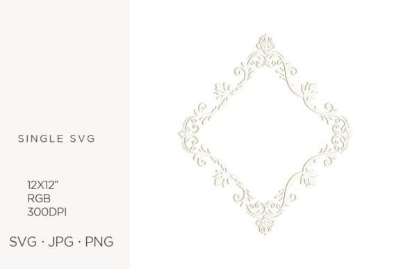 Mastering the Floral Label Frame with Damask Pattern for Professional Design Results