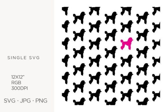 Poodle Dog Pattern Vector Artwork Guide