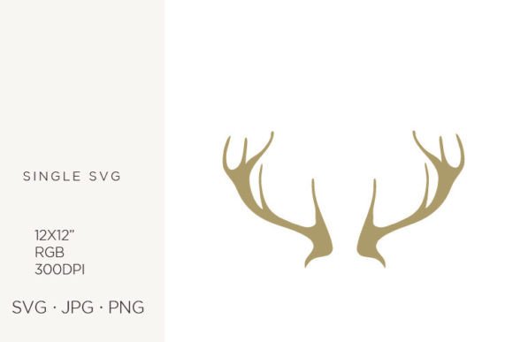 Refining Brand Identity with Deer Antlers Logo Vector Artwork